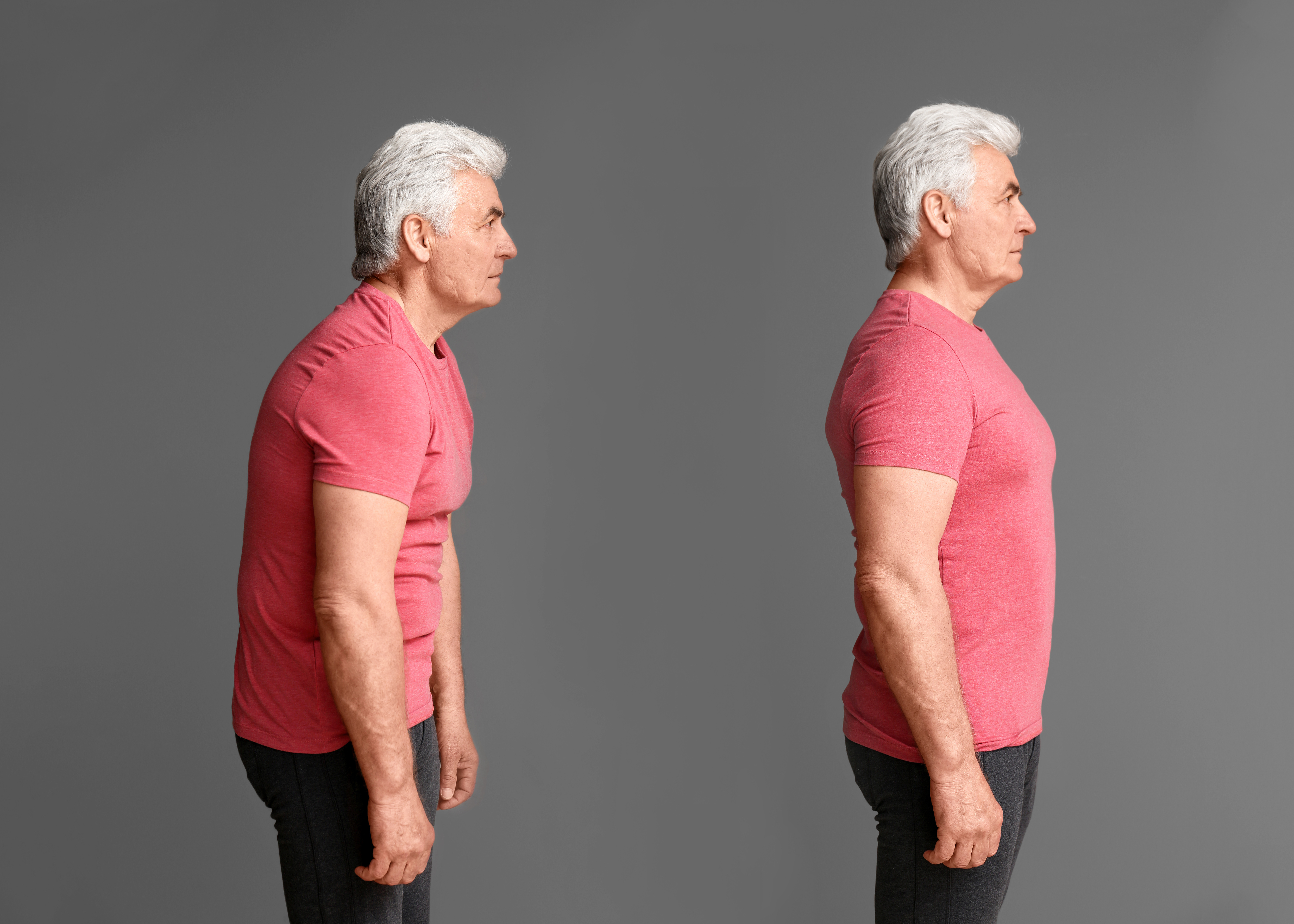 Posture Man Older Compare